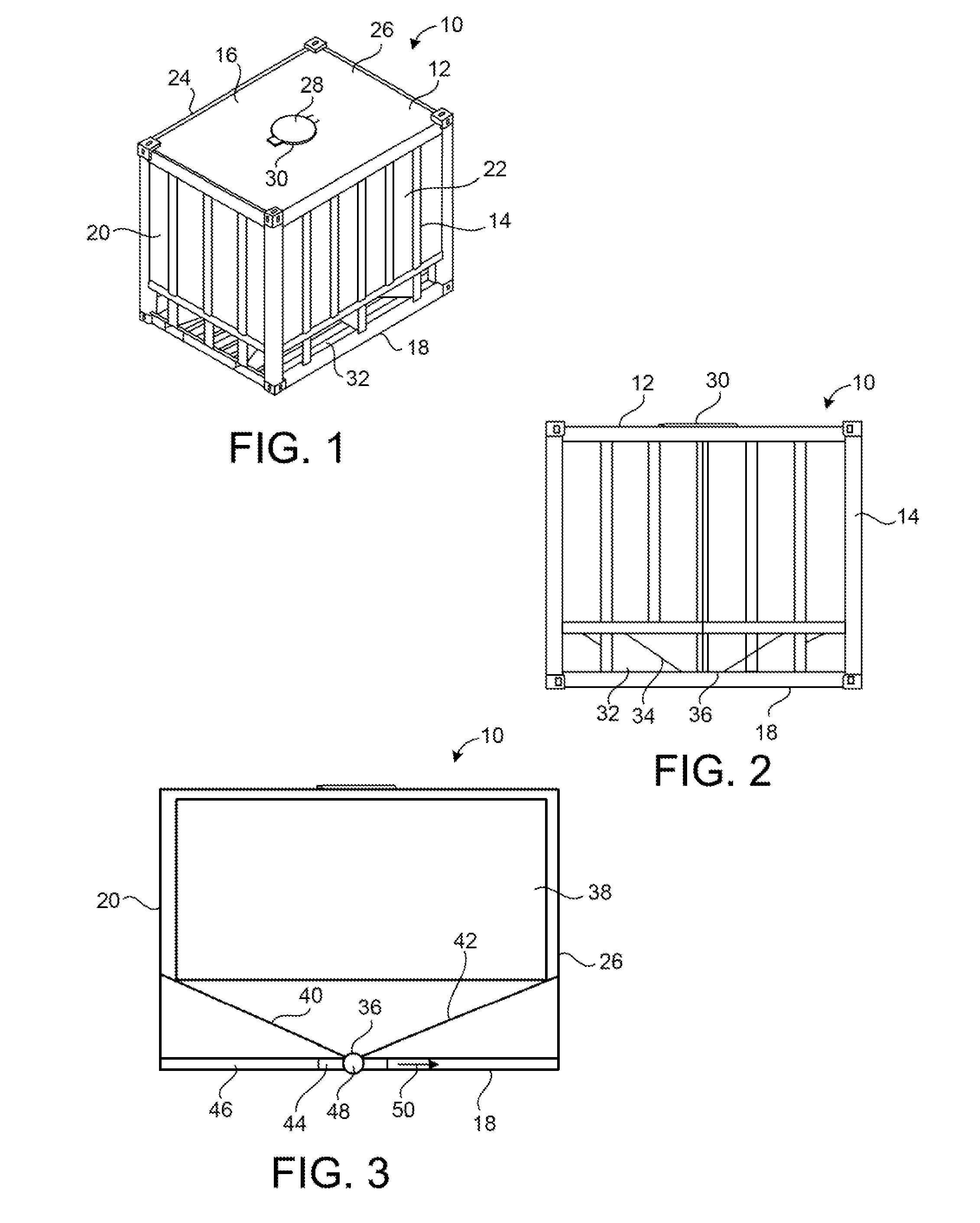 Proppant discharge system and a container for use in such a proppant discharge system