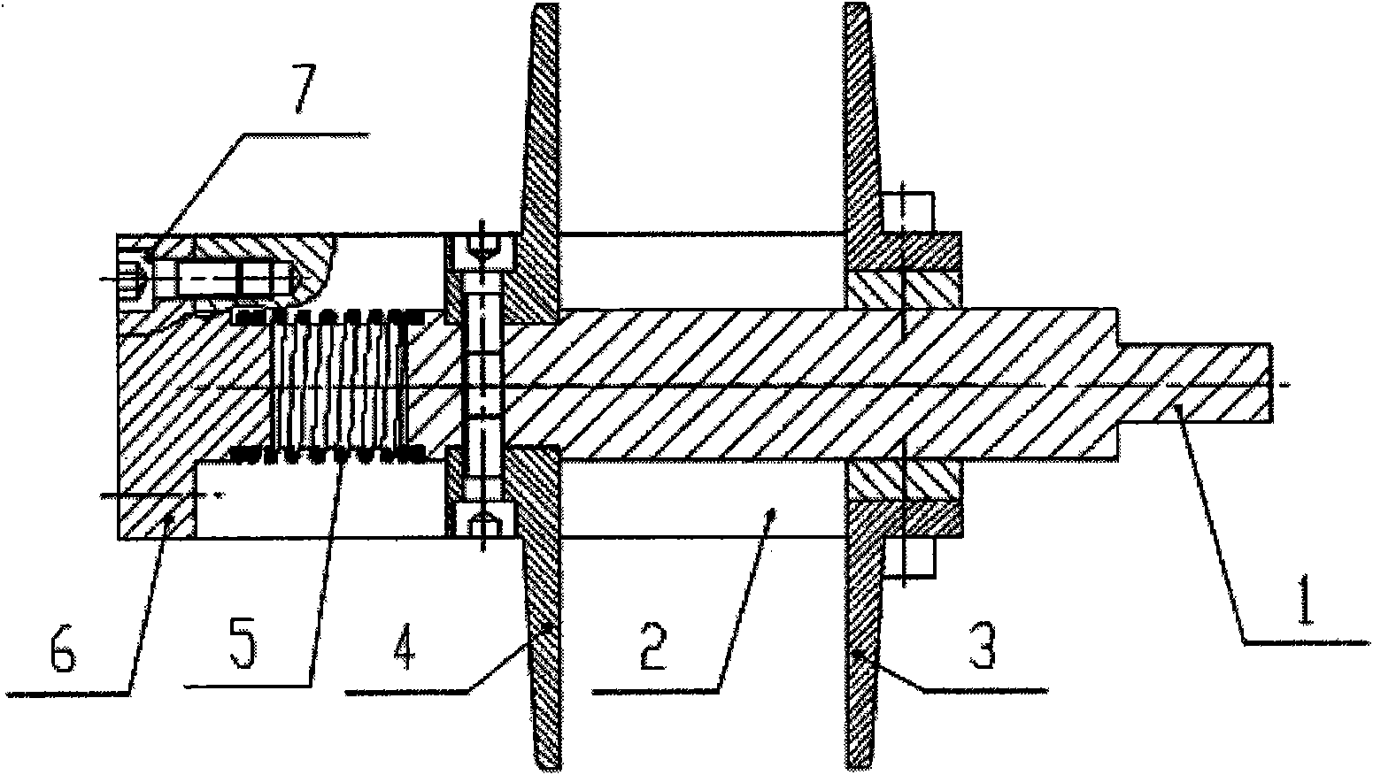 Tool for expanding adhesive thermal contraction pipe in cable