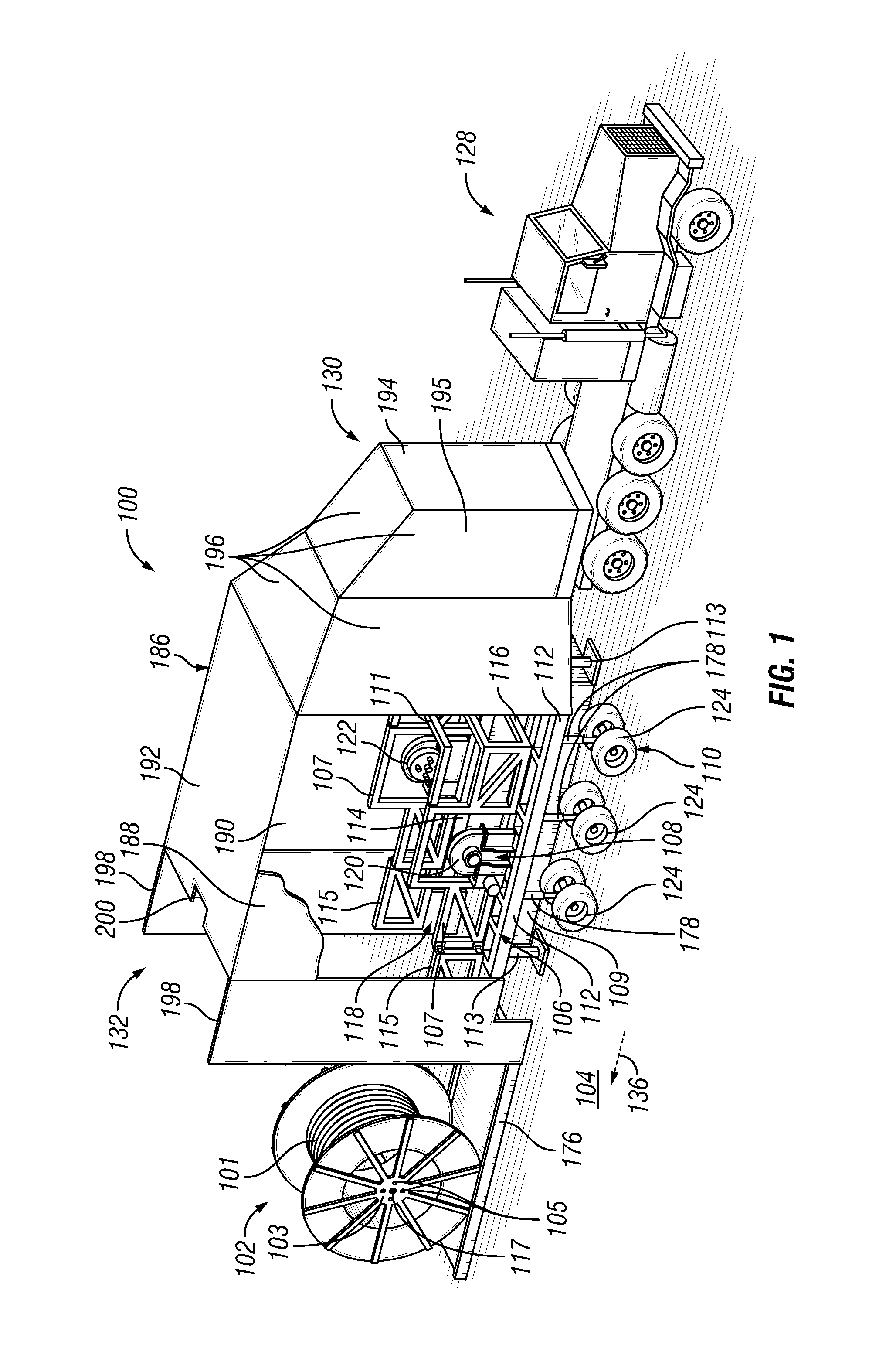 Reel transport apparatus and method