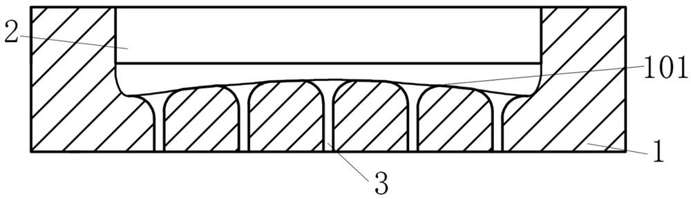 Porous die of extruder