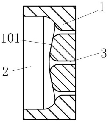 Porous die of extruder