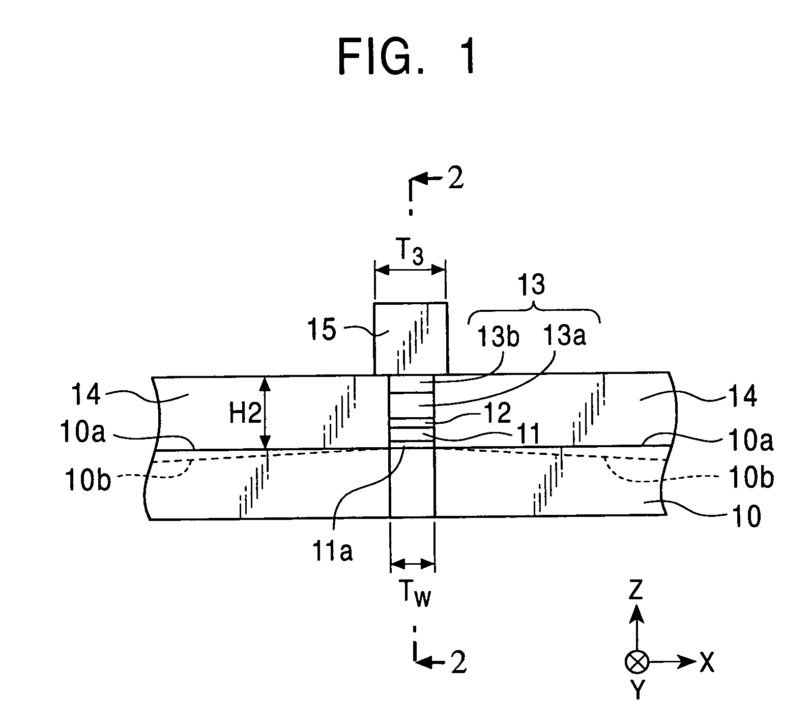Thin-film magnetic head having a high recording density and frequency