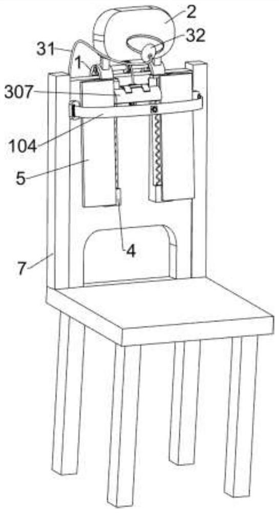 Lung function rehabilitation physical therapy device for respiratory medicine department