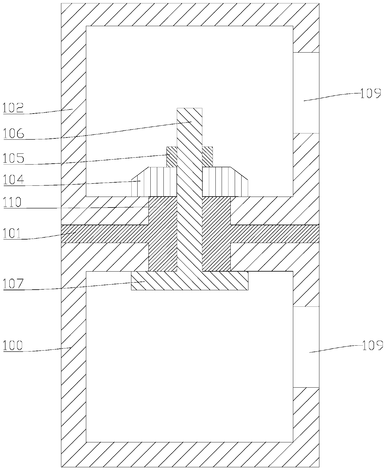 Connection node between steel structure box-type house modules and installation method