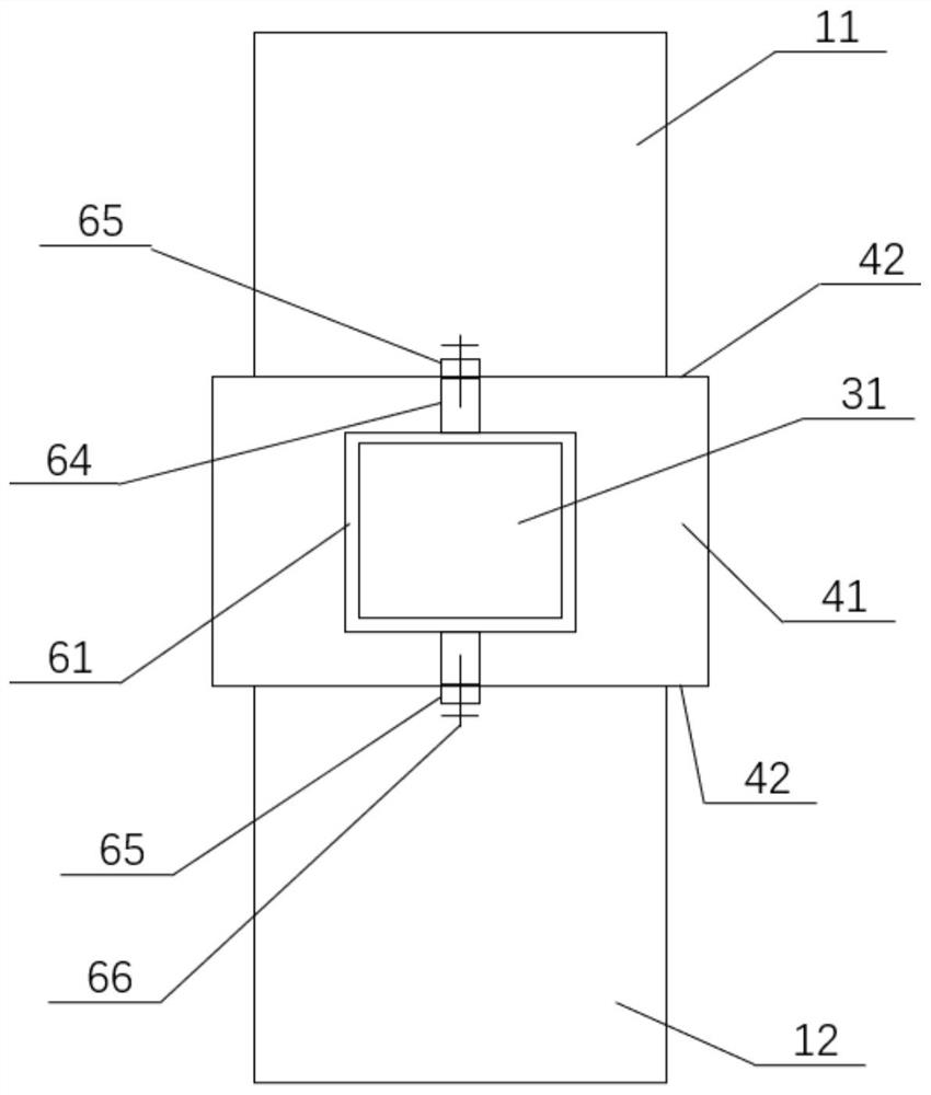 Connecting joint structure for steel structure beam column