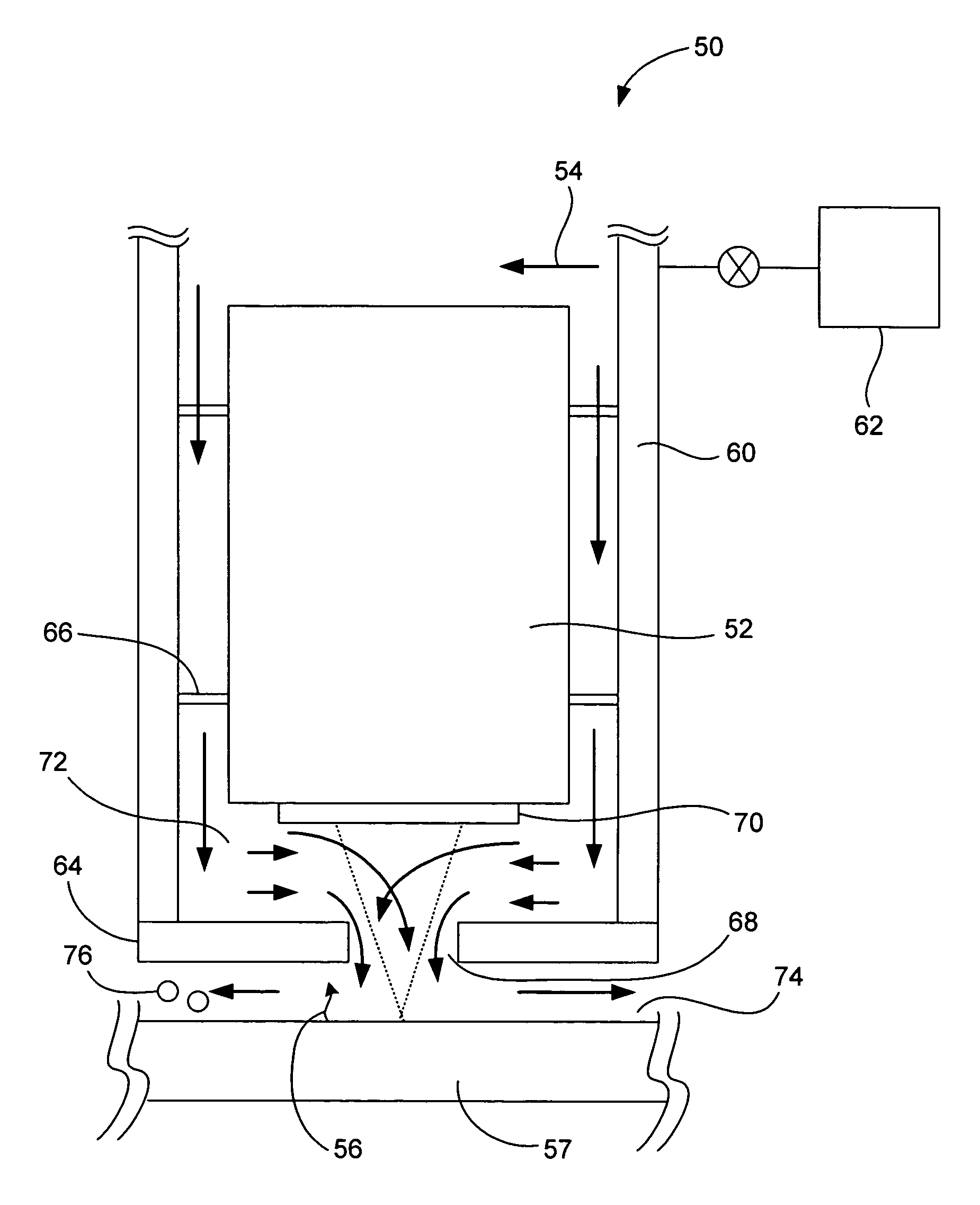 Method and apparatus for protecting surfaces of optical components