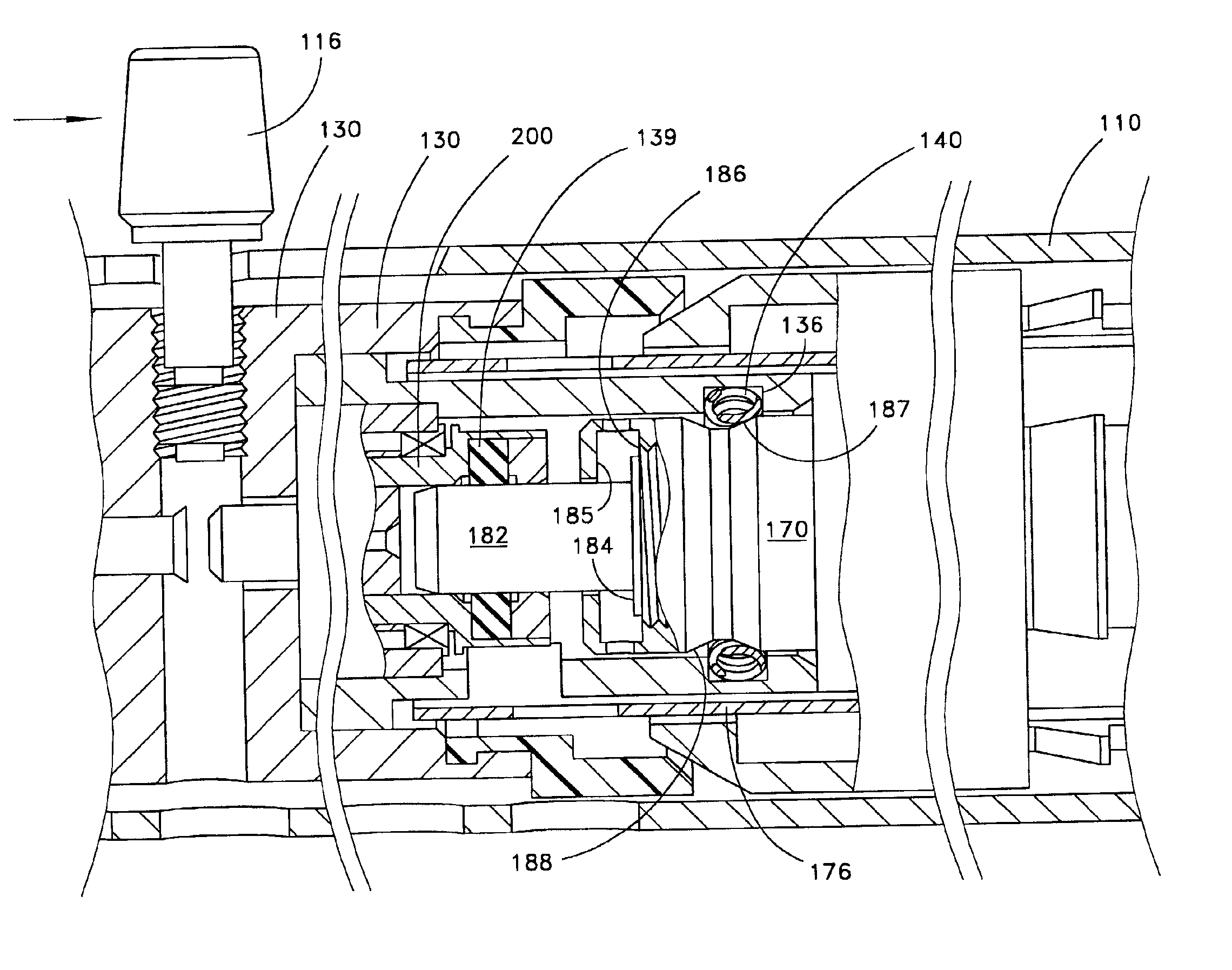 Self-indexing coupling for rotational angioplasty device