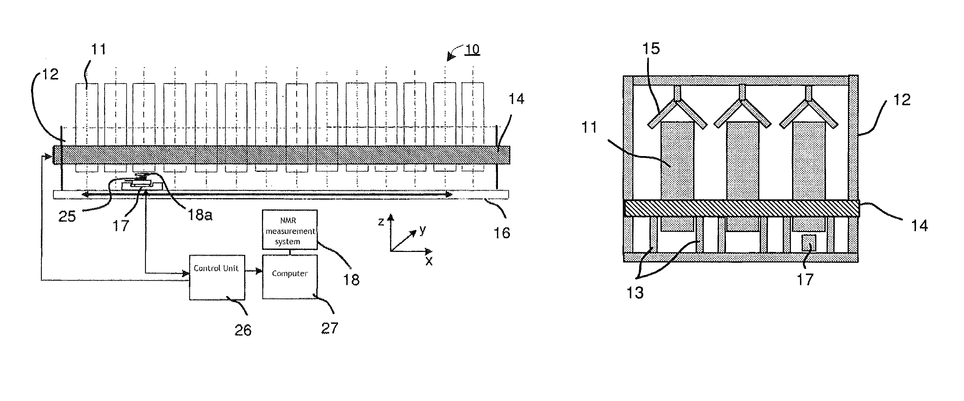 Method and apparatus for automatically analyzing the characteristics of an elastomeric material included in a tire