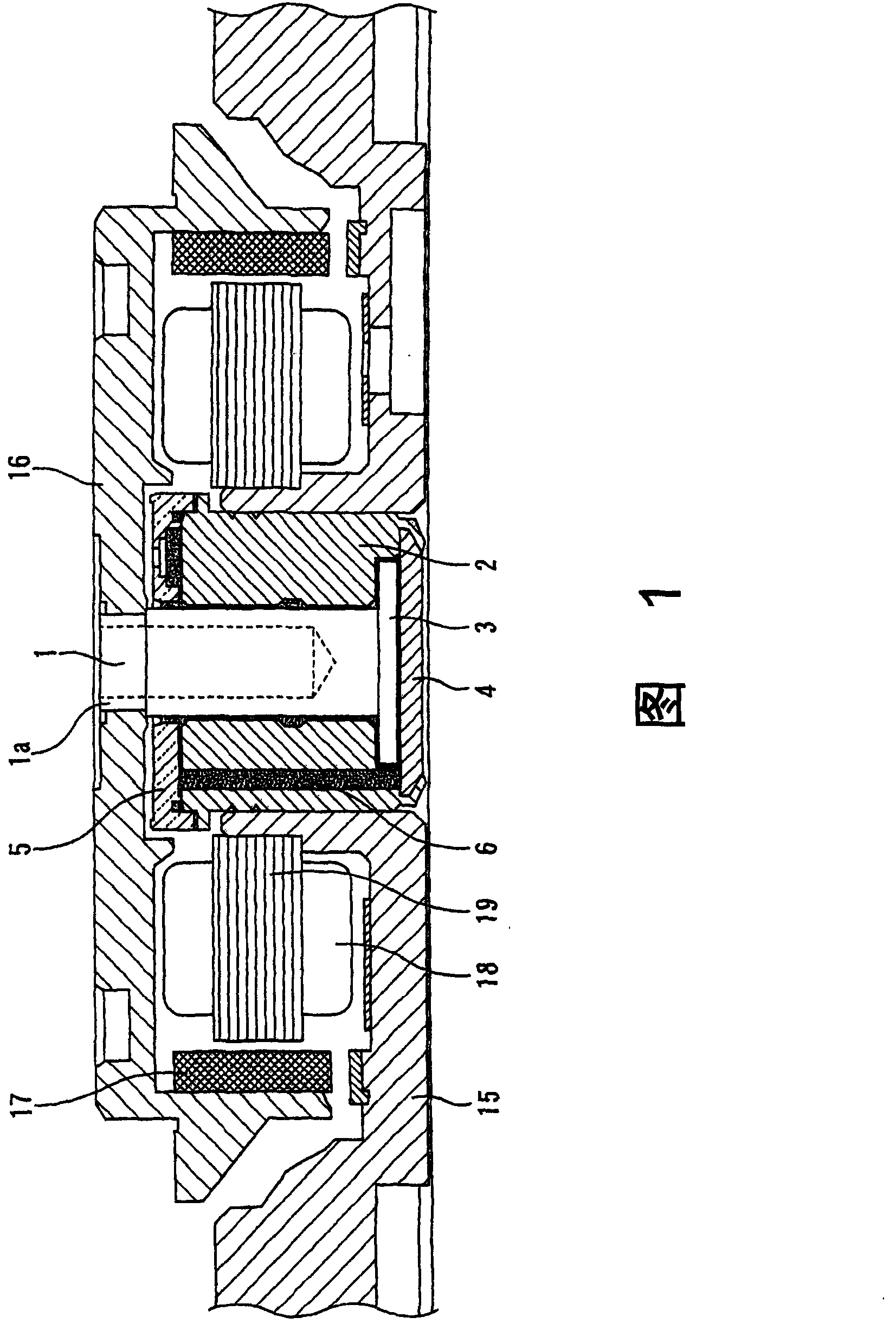 Hydrodynamic bearing device and inspection method of amount of working fluid