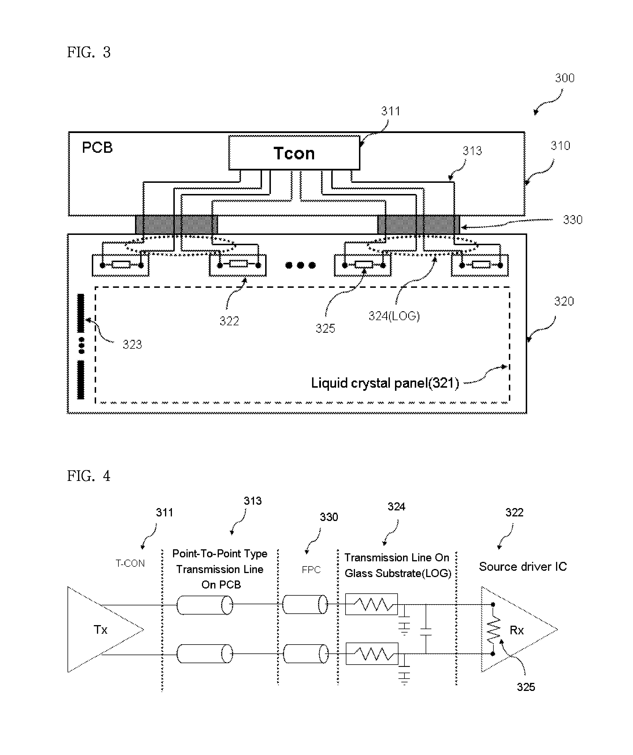 Chip-on-glass type liquid crystal display device