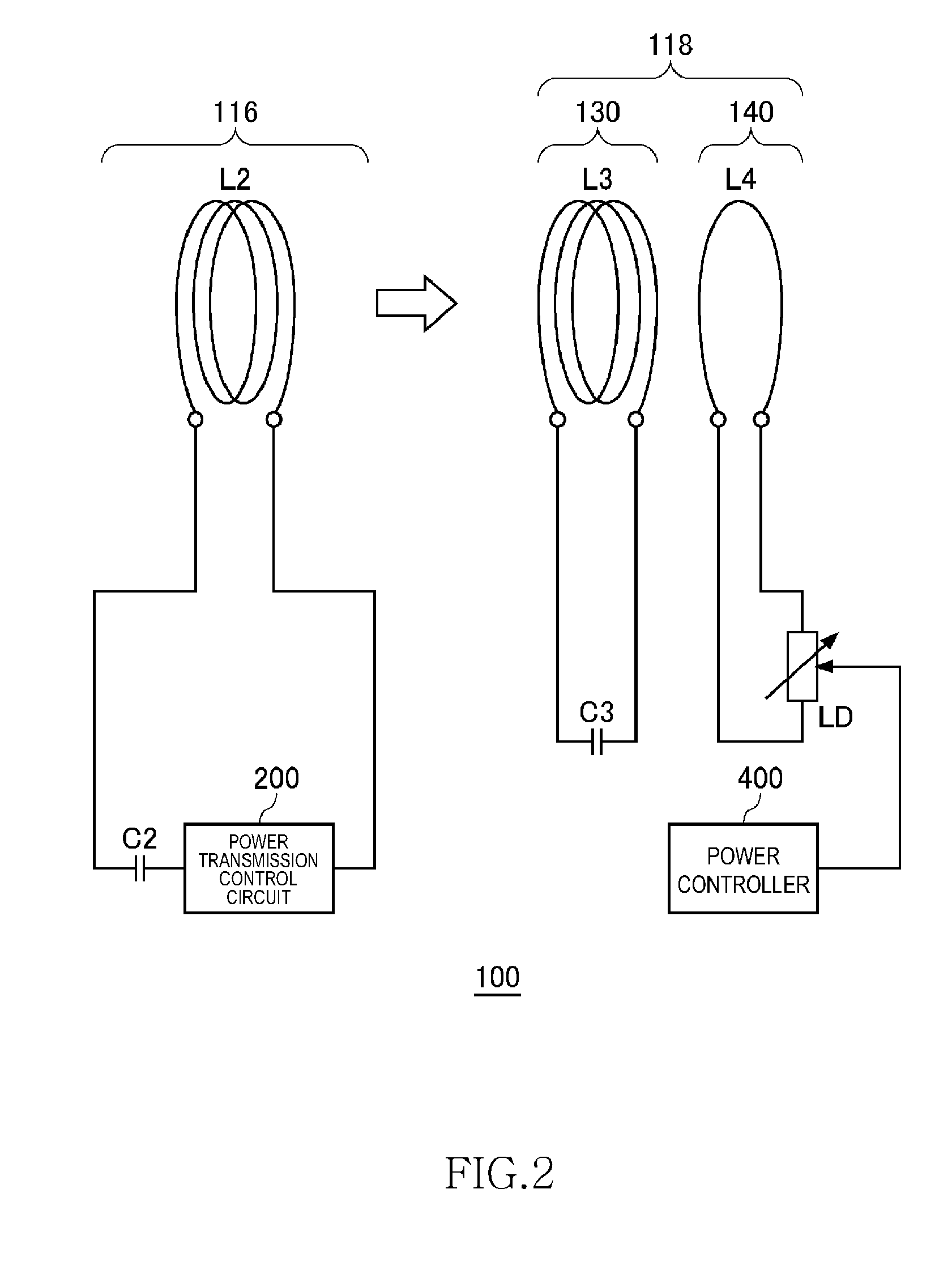 Wireless power receiver, wireless power transmission system, and power controller