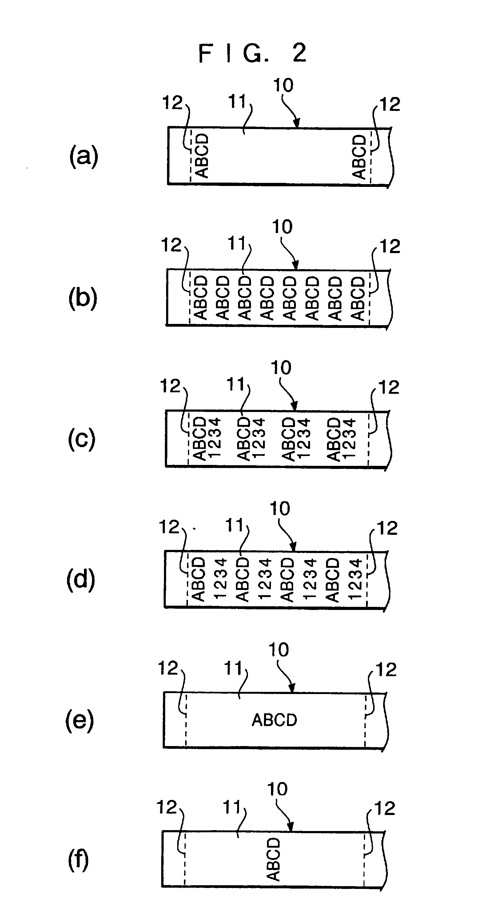 Tape printing control device and program