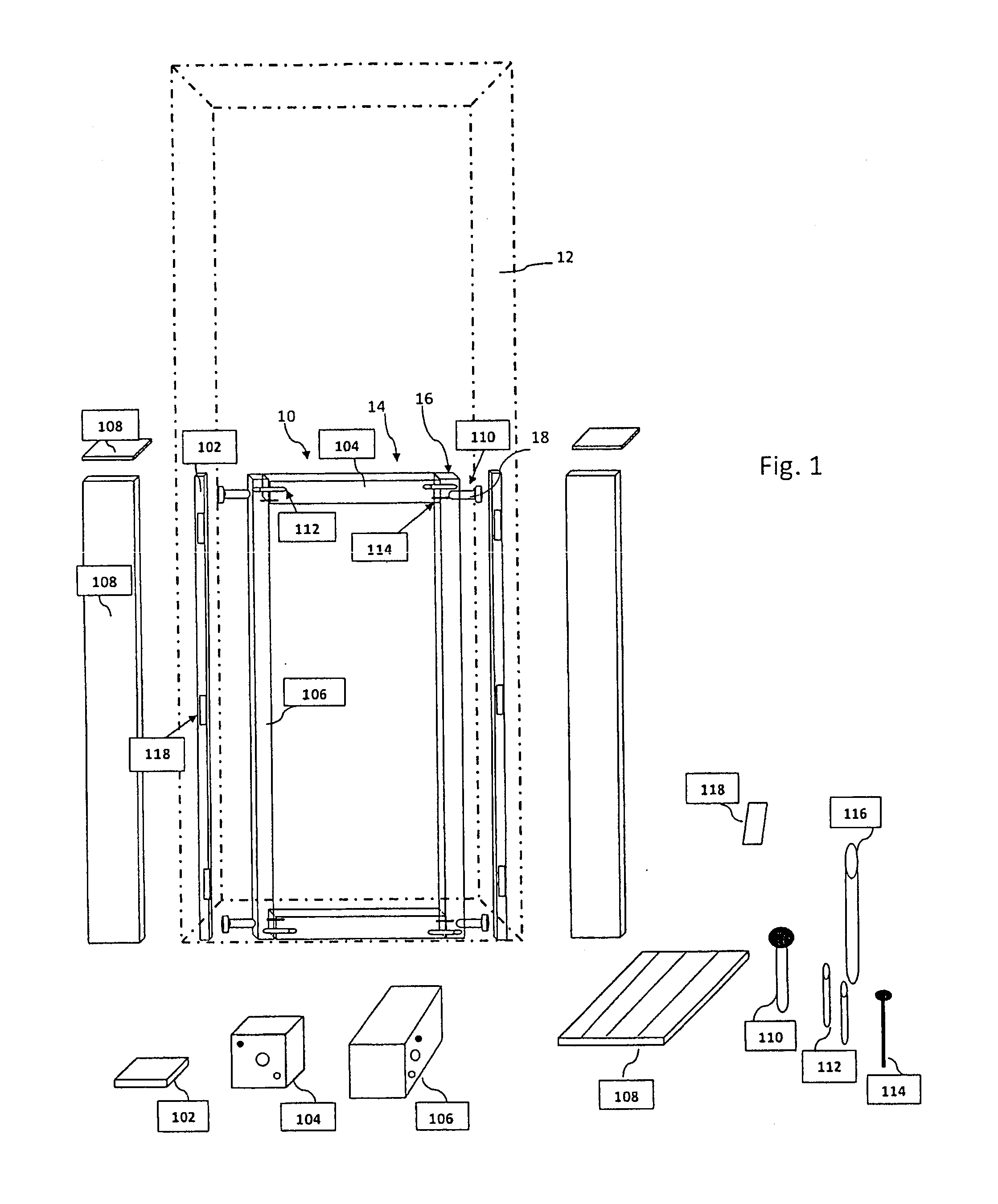 Adjustable modular window dressing system and method for installing the same