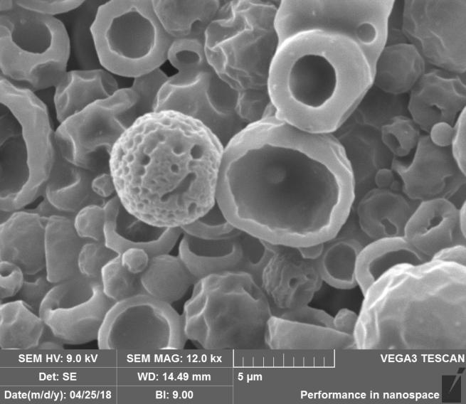 A kind of preparation method of micron polymer hollow microsphere