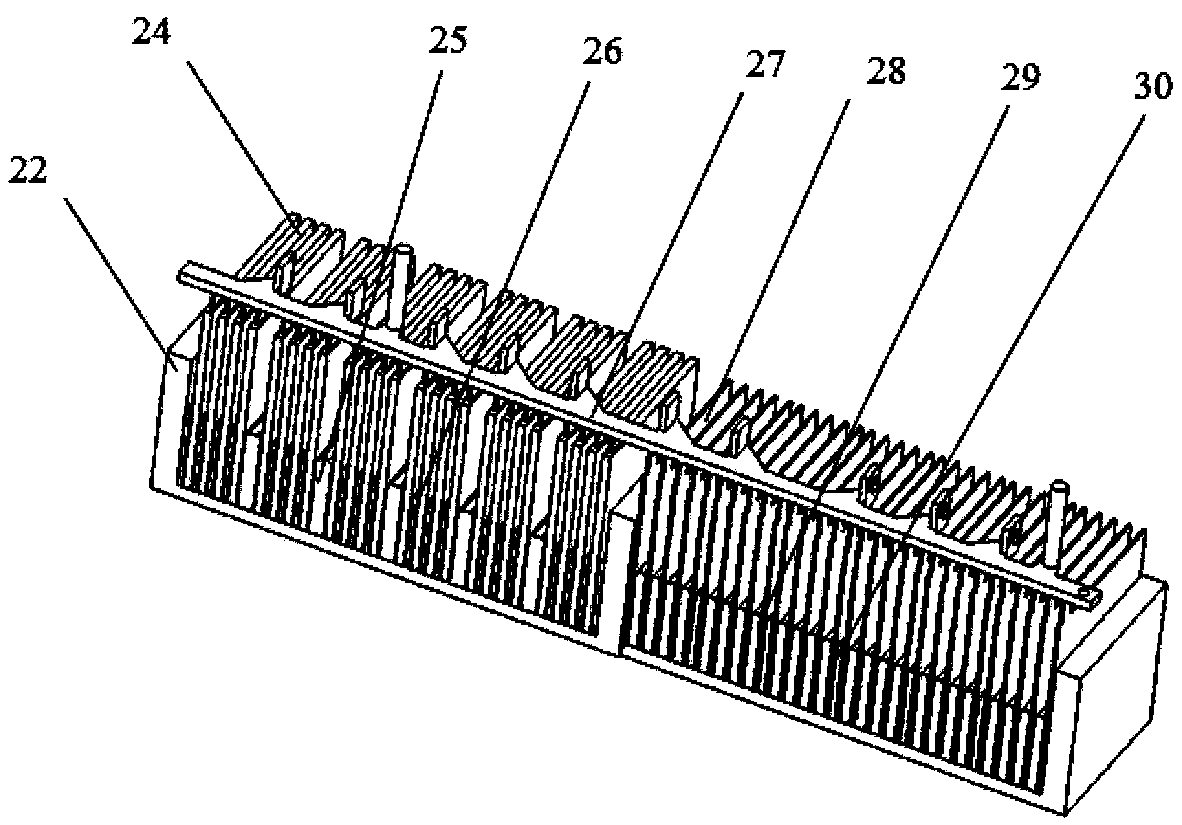 Welding equipment of lead-acid storage battery connecting end