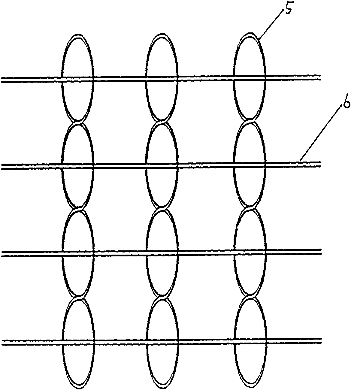 Biological activity soiless vegetation blanket and its production process