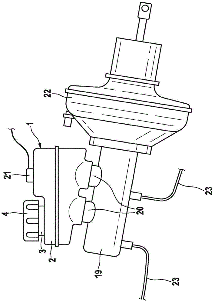 Pressure medium container for a hydraulic motor vehicle brake system