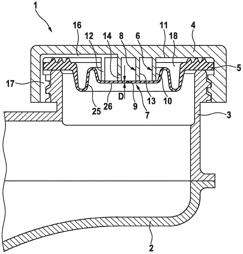 Pressure medium container for a hydraulic motor vehicle brake system