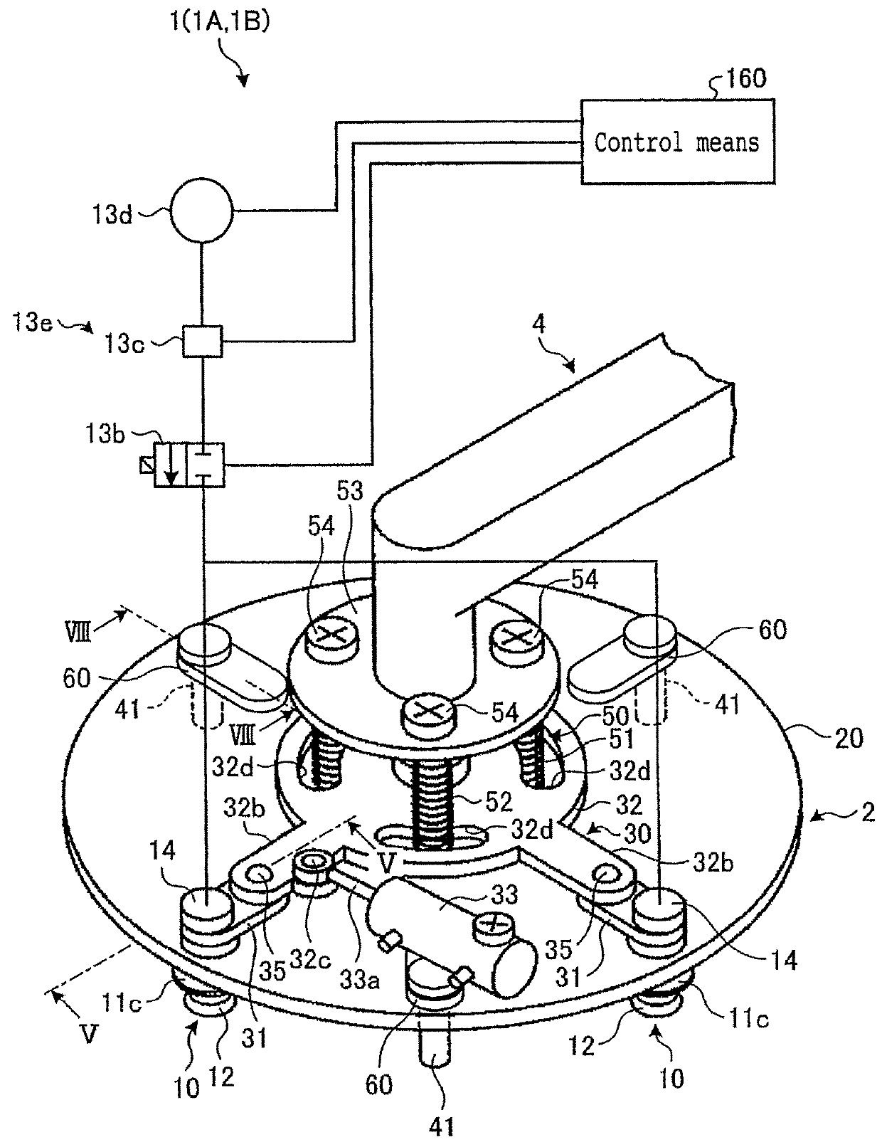 Plate-shaped workpiece transfer apparatus and processing apparatus