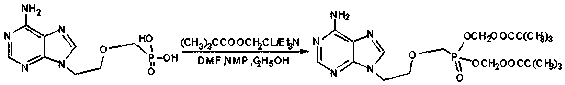 A kind of synthetic technique of adefovir dipivoxil