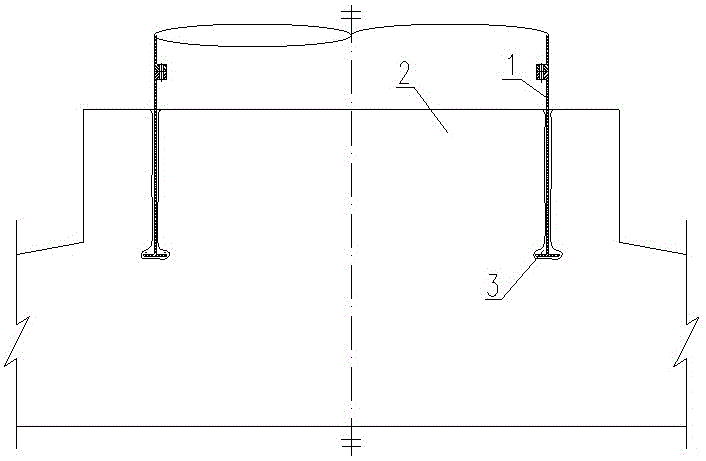 A method for applying hoop prestress to fan foundation ring connections