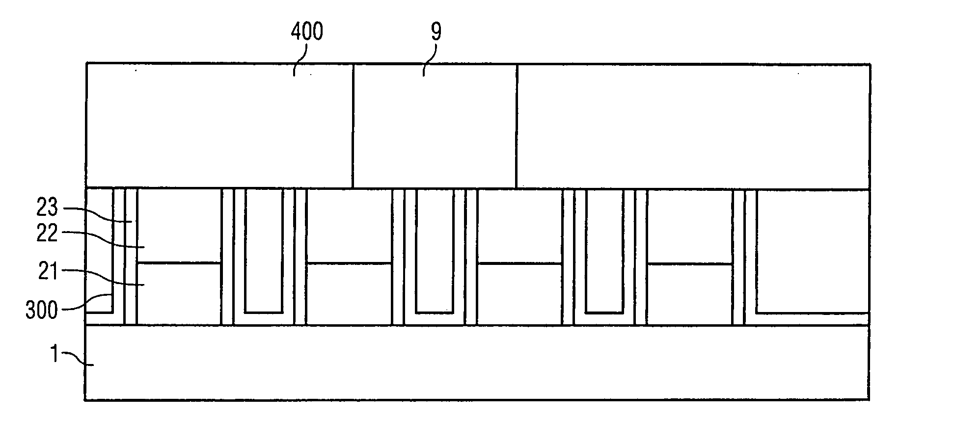 Method for fabricating a contact hole plane in a memory module
