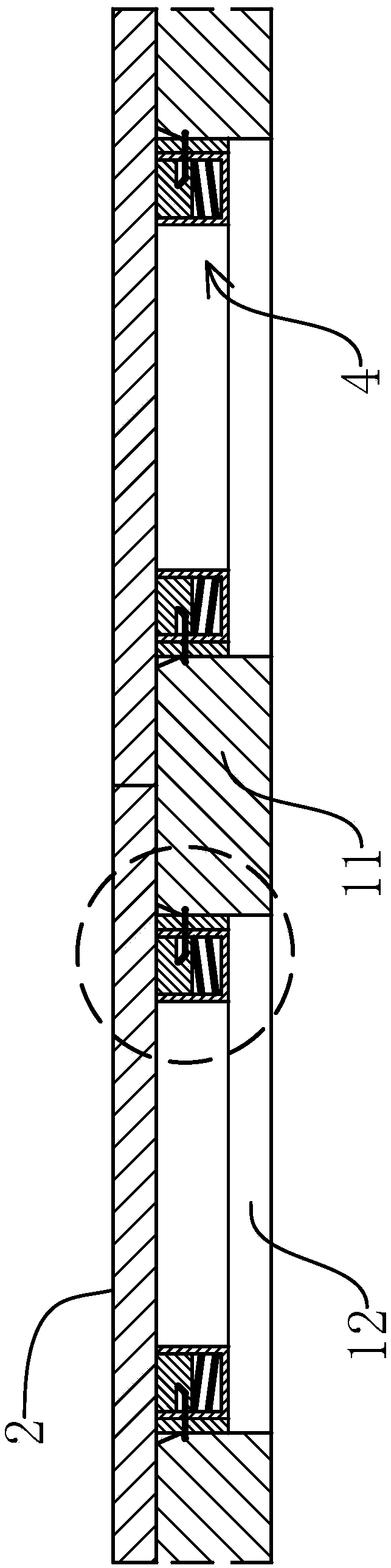 Full frame-hidden glass curtain wall and dismantling tool and method