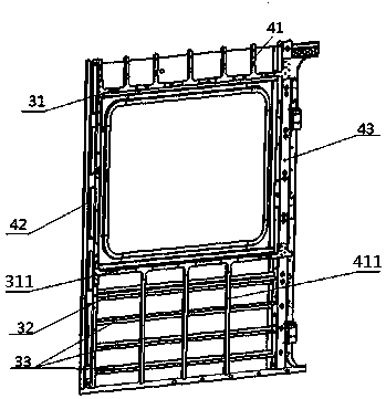 Novel stainless steel side wall structure and mounting method of novel stainless steel side wall