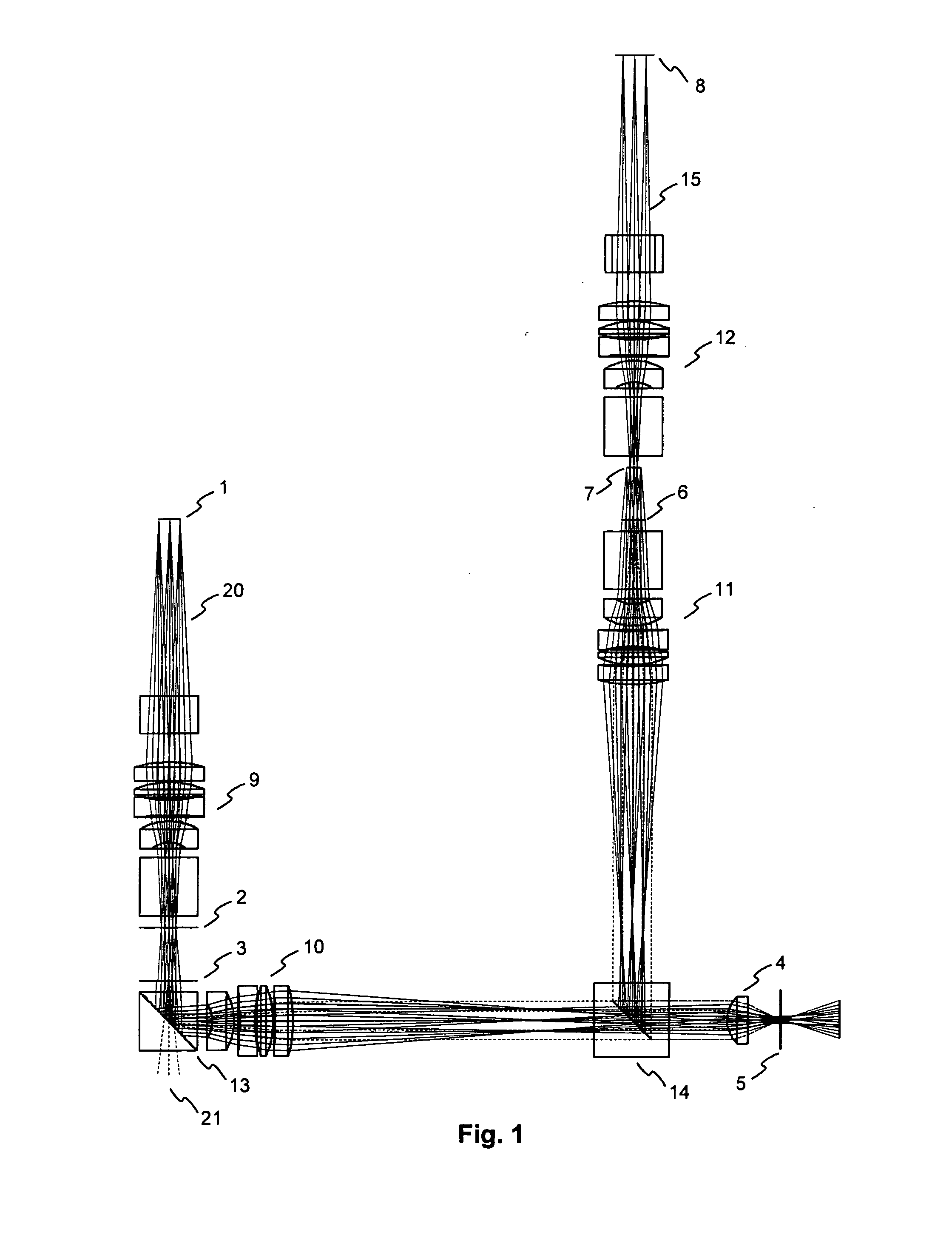 Holographic storage system with improved beam overlap