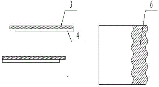 Wave-cut remaining edge type thin-film capacitor