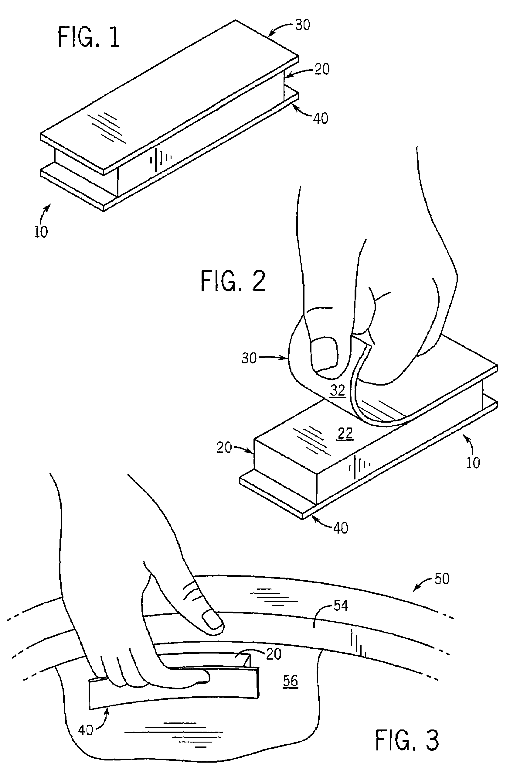 Self-sticking disintegrating block for toilet or urinal