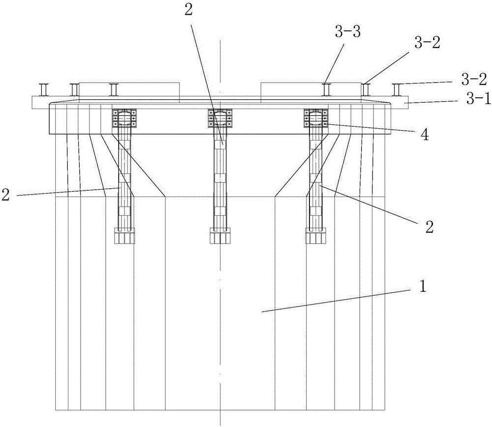 Construction method for long-span continuous beam neighboring existing lines