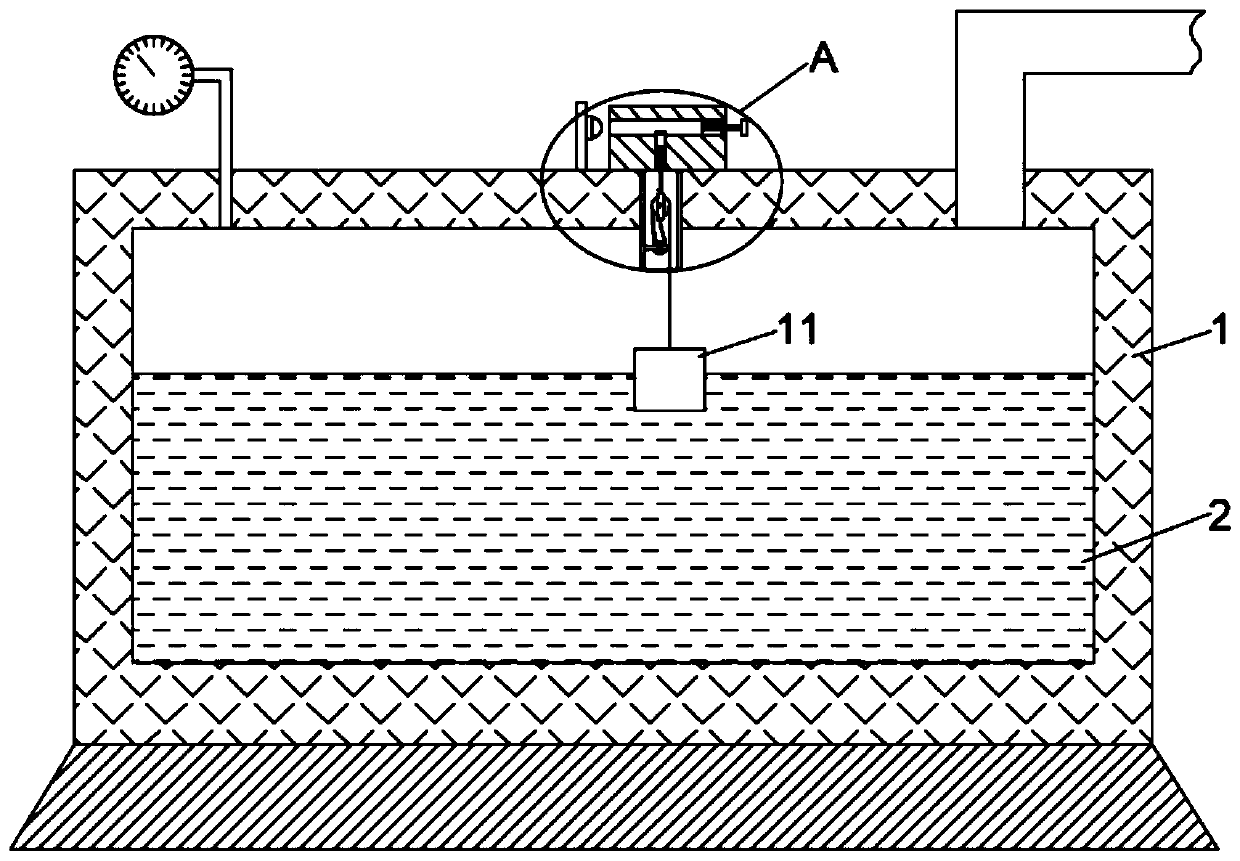 Auxiliary self-locking protection mechanism used for electric steam boiler