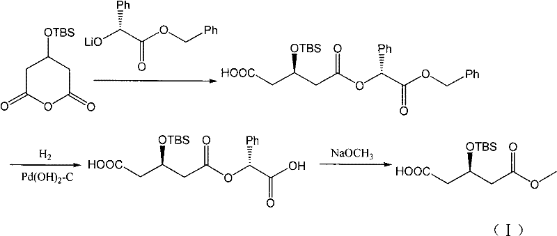 Preparation method of intermediate of rosuvastatin calcium side chain