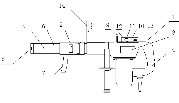 Electric drill with alarming function