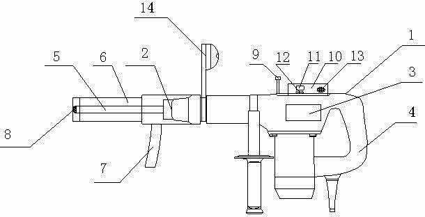 Electric drill with alarming function