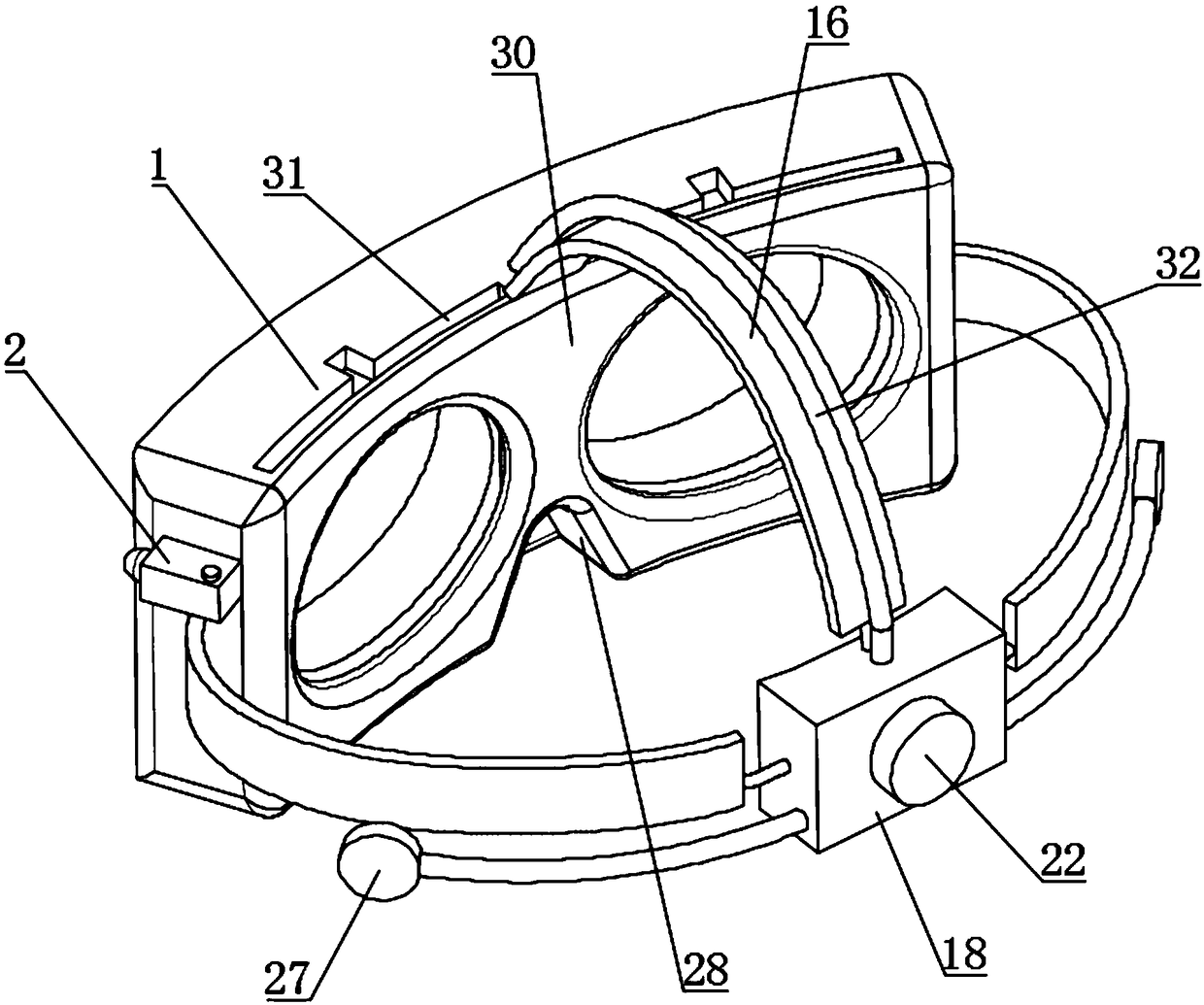 Virtual reality-based head-mounted equipment and system thereof