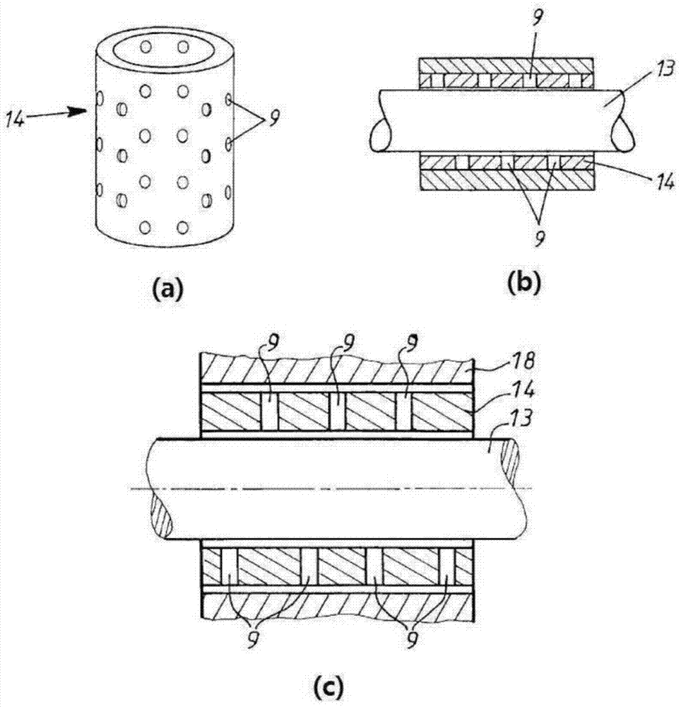 A sliding bearing having a groove-shaped oil storage space on the inner peripheral surface and its manufacturing method