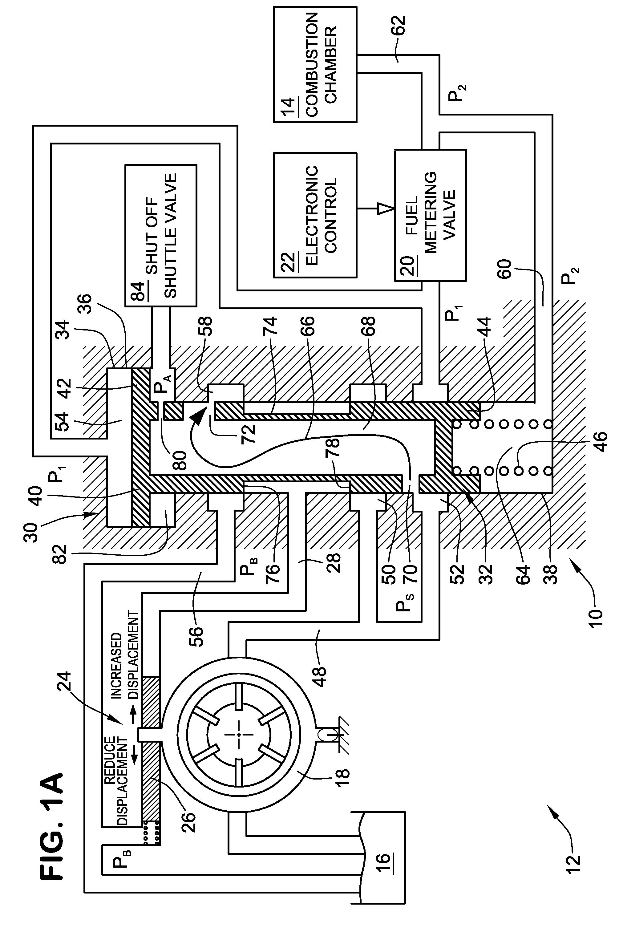 Flow compensated proportional bypass valve combined with a control valve