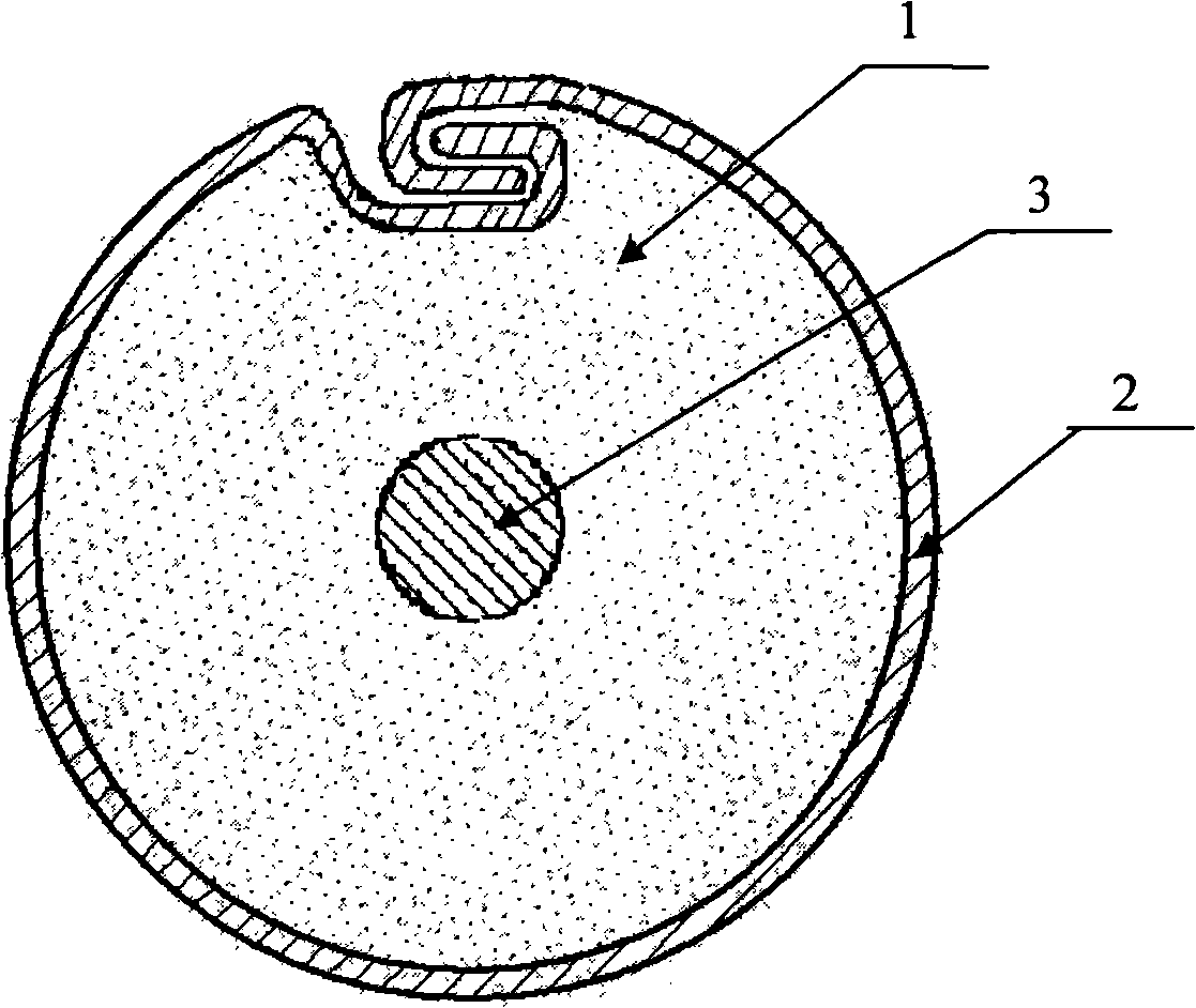 Flux-cored steel belt containing steel wire for surfacing and preparation method thereof
