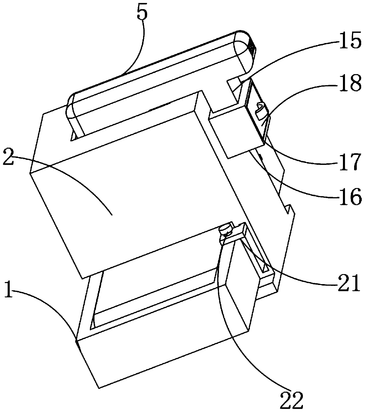 Detachable dust guide mechanism based on polishing machine