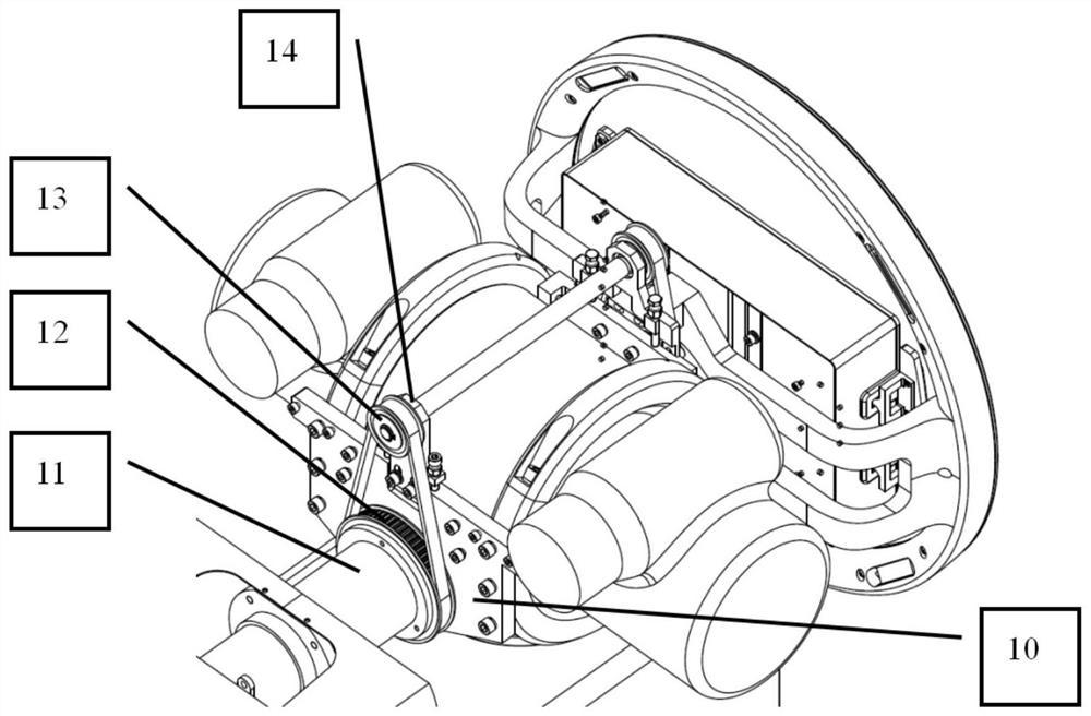 Medical X-ray ox head operation interface structure capable of keeping still