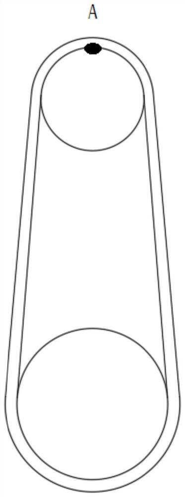 Medical X-ray ox head operation interface structure capable of keeping still