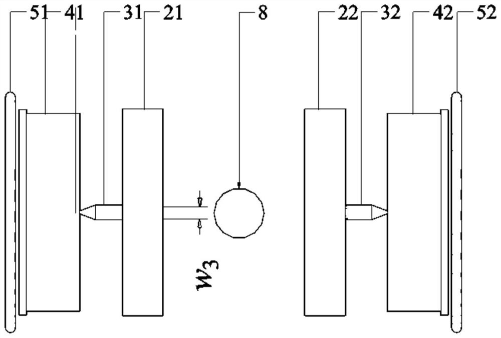 Passive measurement device for working capacity of air shock waves of small-equivalent explosive explosion