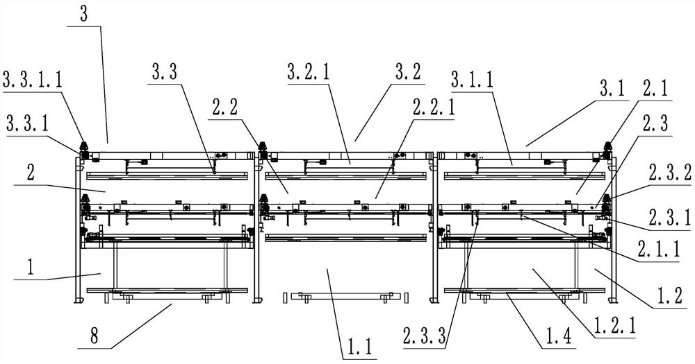 An intelligent intensive three-dimensional garage and its access method