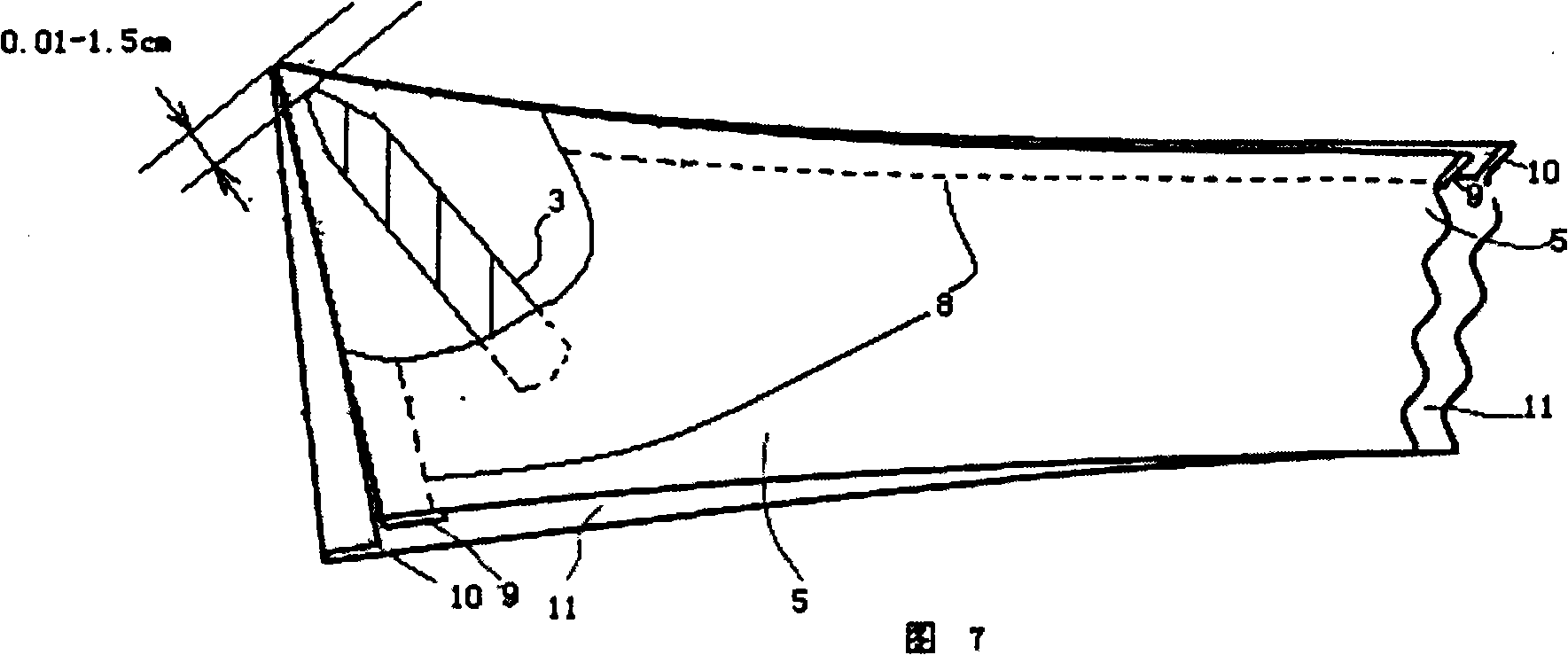 Method for producing shirt band type collar stay