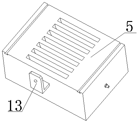 Bamboo frame part punching device and bamboo frame part punching method