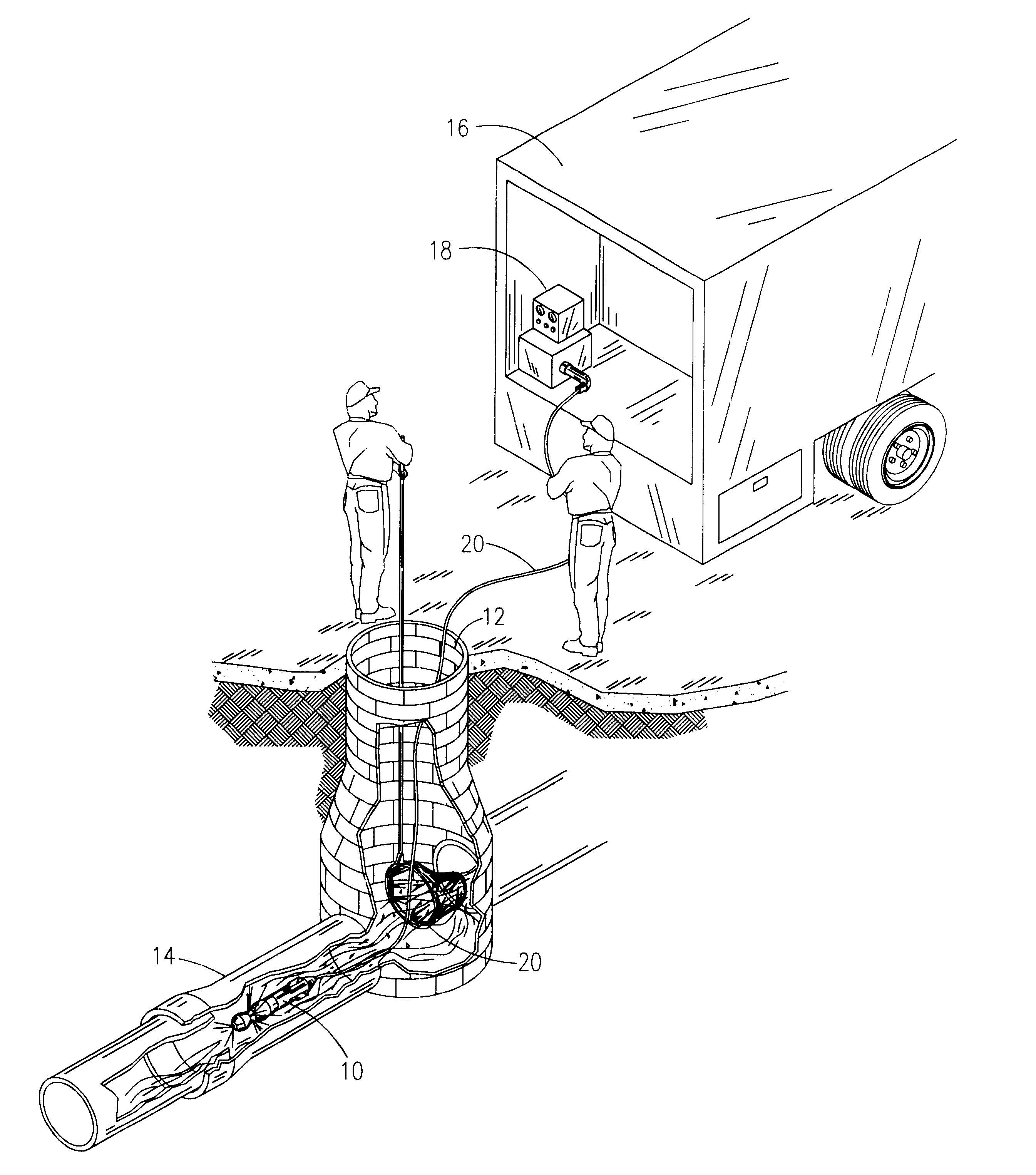 Street sewer passive clean-out system