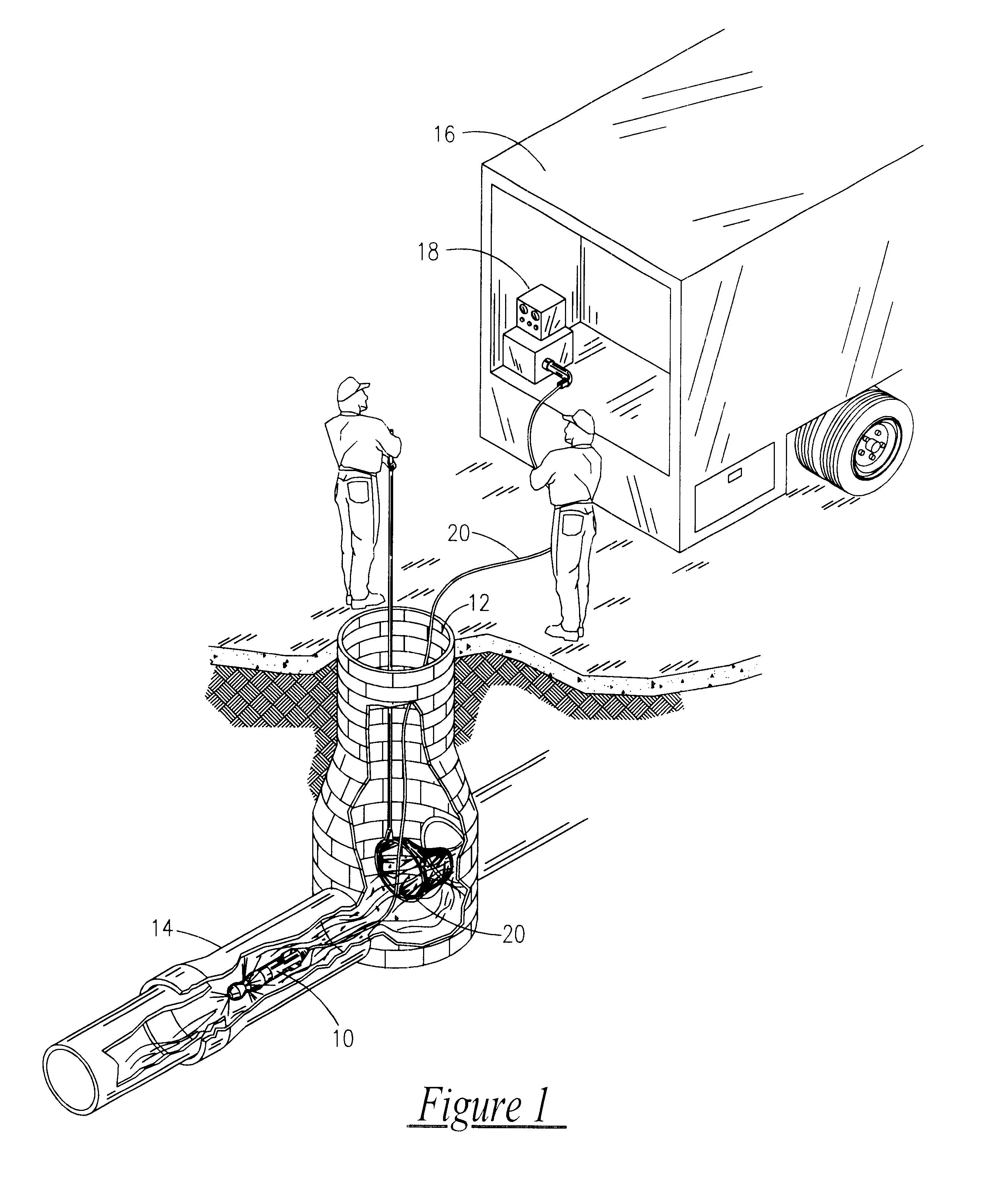 Street sewer passive clean-out system