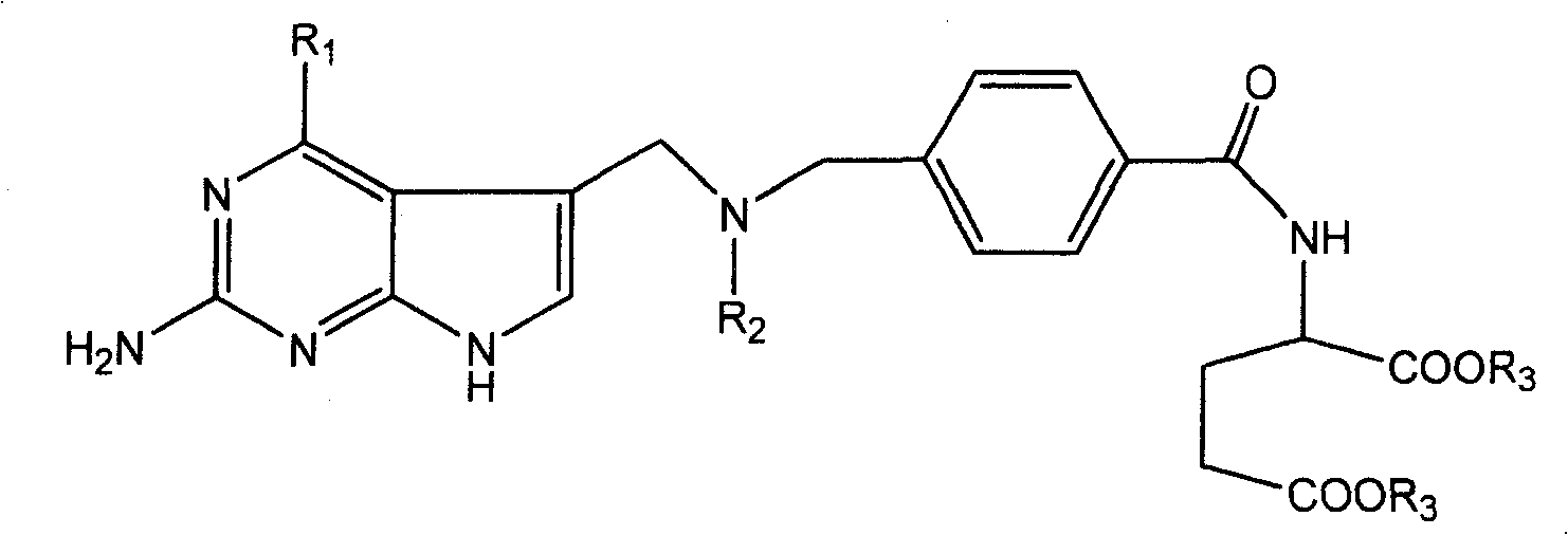 Folid acid derivatives and their salts for preparing antitumor medicine